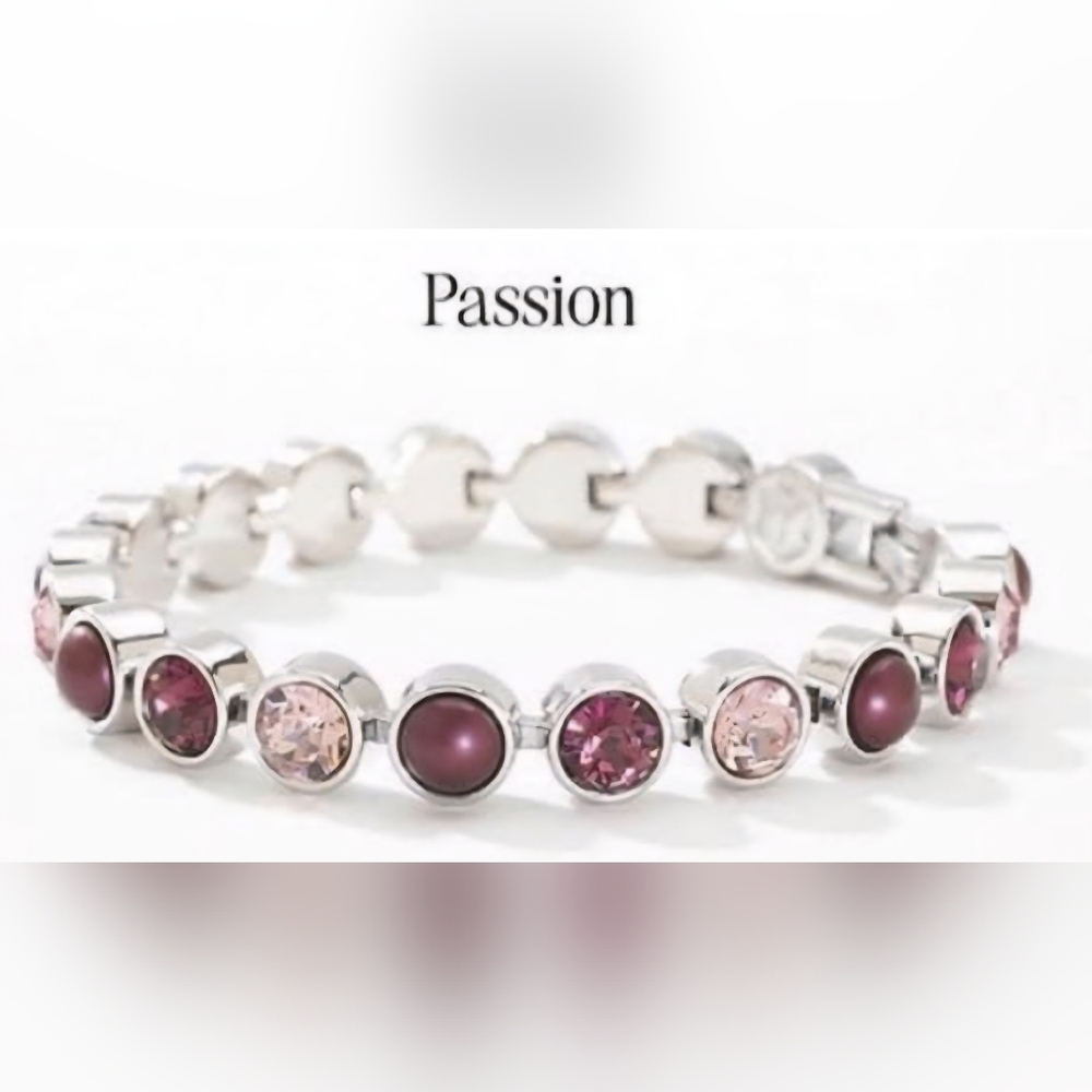 Touchstone Crystal Swarovski Ice Bracelet; Passion